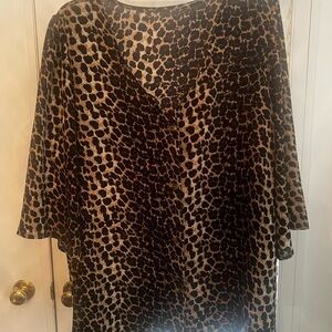 Leopard Print Top - 2XL